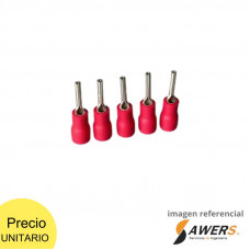 PTV1.25-12 Terminal Punta Solida Preaislado (2 Piezas)