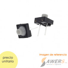 Pulsador 8x8x5 Boton Silencioso de Gel de silice DIP 2 pin