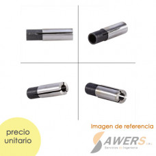 Reductor para fresas CNC de 1/4" a 1/8"