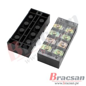 REGLETA BORNERA BAQUELITA 4 POLOS 600V 45A CNC TB-4504