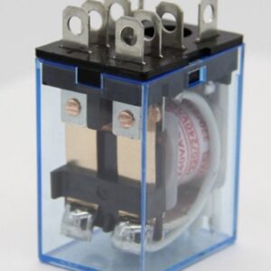RELAY 220AC 8 PINES 10A DOBLE CONTACTO PARA ZOCALO