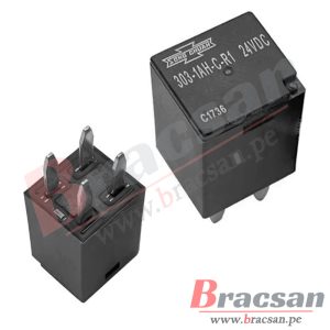 RELAY AUTOMOTRIZ 24VDC 20A SPST-NO 4 PINES SONG CHUAN 303-1AH-C-R1 24VDC