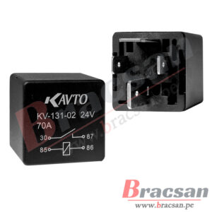 RELAY AUTOMOTRIZ DE INYECCION 24VDC 70A SPDT 4 PINES KAVTO KV-131-02 23-1