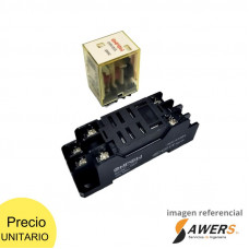 Relay Bobina PYF-08A + ORU-2Z-L 220V