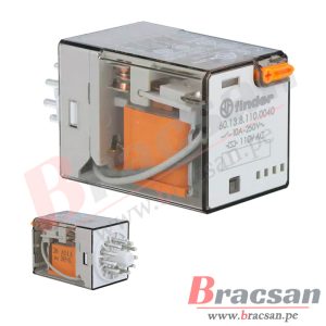 RELAY DE 110VDC 10A 250VAC 3PDT 11 PINES FINDER 60.13.9.110.0040