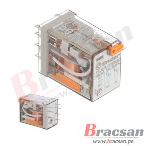 RELAY DE 120VAC 10A 250VAC DPDT 8 PINES CON LED FINDER 55.32.8.120.0054