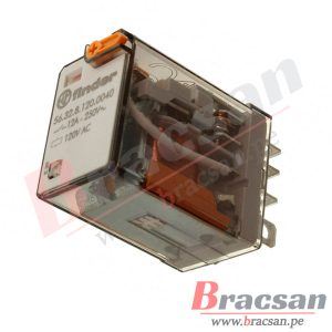 RELAY DE 120VAC 12A 250VAC DPDT 8 PINES FINDER 56.32.8.120.0040