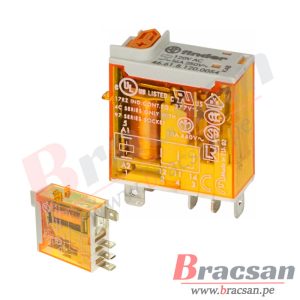 RELAY DE 120VAC 16A 250VAC SPDT 5 PINES CON LED FINDER 46.61.8.120.0054