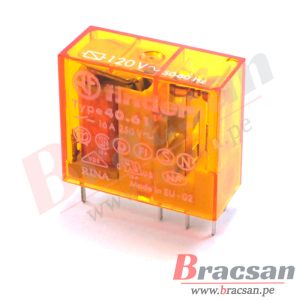 RELAY DE 120VAC 16A 250VAC SPDT 8 PINES FINDER 40.61.8.120.0000