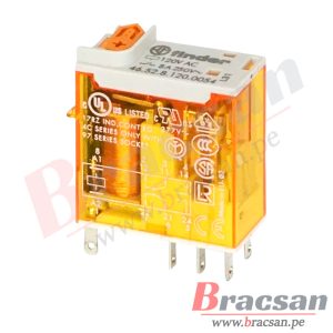 RELAY DE 120VAC 8A 250VAC DPDT 8 PINES CON LED FINDER 46.52.8.120.0054