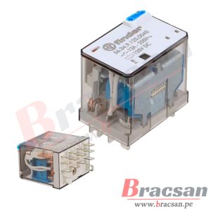 RELAY DE 125VDC 12A 250VAC 4PDT 14 PINES FINDER 56.34.9.125.0040
