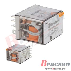 RELAY DE 230VAC 12A 250VAC 4PDT 14 PINES FINDER 56.34.8.230.0040