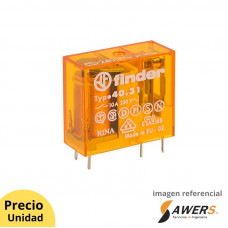 RELAY DE 24VAC 10A 250VAC SPDT 5 PINES FINDER 40.51.8.024.0000