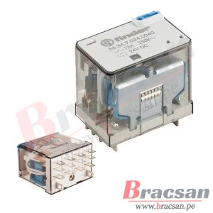 RELAY DE 24VDC 12A 250VAC 4PDT 14 PINES FINDER 56.34.9.024.0040