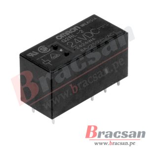RELAY DE 24VDC 8A 250VAC DPDT 8 PINES OMRON G2RL-2 24VDC