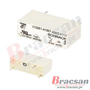 RELAY DE 24VDC 8A 250VAC SPST-NO 4 PINES SCHRACK – TE CONNECTIVITY V23061-A1007-A302-X113