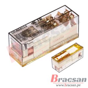 RELAY DE SEGURIDAD 24VDC 8A 250VAC 3PST-NO + SPST-NC 10 PINES SR4M4024 TE CONNECTIVITY 4-1415053-1
