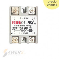 Relay estado solido SSR-100DD 60VDC 100A