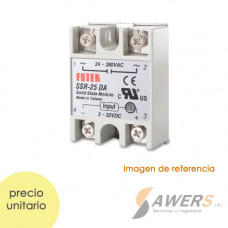 Relay estado solido SSR-25DA 24-380VAC 25A