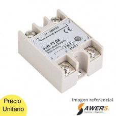 Relay estado solido SSR-75DA 24-380VAC 75A