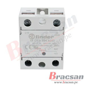 RELAY ESTADO SOLIDO SSR DC-AC 60A 3-32VDC/24-280VAC FINDER 77.D1.9.024.8250