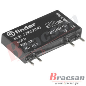 RELAY SOLIDO DE INTERFACE 60VDC 2A 240VAC SPST 4 PINES FINDER 34.81.7.060.8240