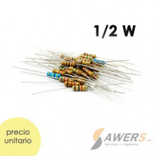 Resistencia Axial 1/2W 1% (4piezas)