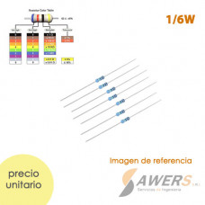 Resistencia Axial de precisión 1%  1/6W (5 piezas)