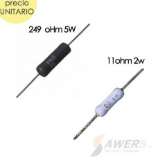 Resistencia Bobinada 11-249 Ohm
