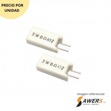 Resistencia de cemento 0.47Ohm 5W