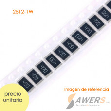Resistencia SMD 470 Ohm  2512-1W (2piezas)