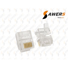 RJ11 Conector Macho - 6PIN