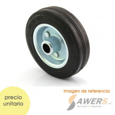 Rueda de Goma Cold Steel con Centro de Acero 100mm