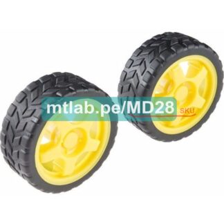 rueda llanta 65x26mm Para motorreductor , seguidores de linea