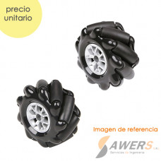 Rueda Mecanum Omnidireccional 60x30mm