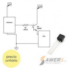 S8050 Transistor NPN 40V 100Mhz 300hFE