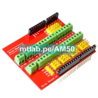 Screw Shield 3.0, shield expansor con borneras para ARDUINO UNO R3, 2 piezas uno para cada lado y pines para sensores.