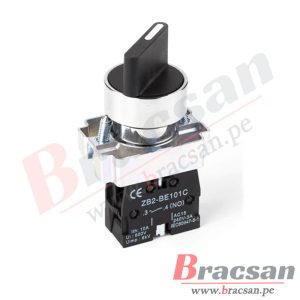 SELECTOR 0-1 CON RETORNO 22MM (BASE METALICA) CNC LAY5-BD41