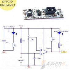 Sensor de Proximidad Switch 12V XK-GK-4010A