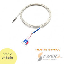 Sensor de Temperatura RTD PT100 (2 hilos)