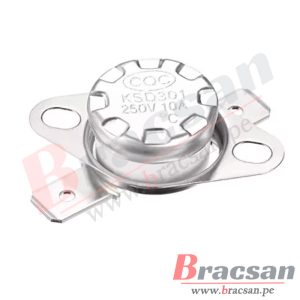 SENSOR TERMOSTATO PROTECTOR TERMICO 250°C NC NORMALMENTE CERRADO KSD301-250C