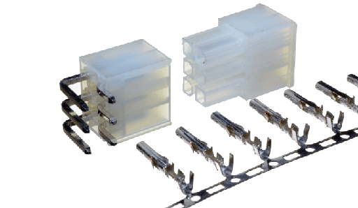 Set de Conector de 4x2 Pines (8) Pitch: 4.2mm - Terminal de Conexion Macho y Hembra Aereo