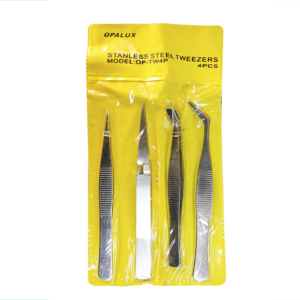 SET DE PINZAS “OPALUX” x 4 PIEZAS