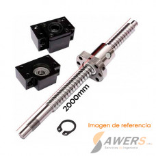 SFU1605 kit tornillo de bolas con BK12/BF12 (2metros)