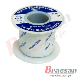 SOLDADURA ESTAÑO 250GR 0.8MM SUPER SOLDER RYS.8MM-0.25KG