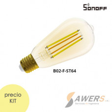 Sonoff B02-F-ST64  Bombilla Filamento WiFi SMART