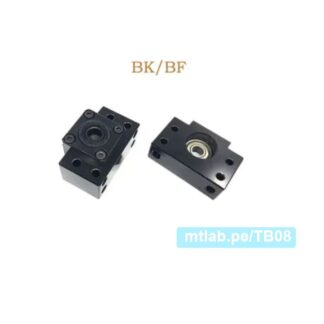 Soporte BF12 para tornillo de bolas, diámetro 10mm, lado flotante. Incluye anillo de retención
