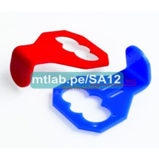 Soporte bracket para modulo sensor ultrasonico,  azul