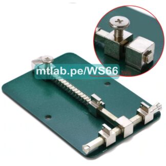 Soporte de 12 x 8cm para sujeción y soldadura de placas PCB.