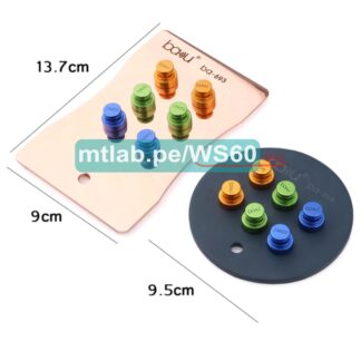 Soporte de 13.7 x 9cm para sujeción y soldadura de placas PCB con 6 piezas imantadas. Modelo BA-693